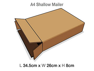 A4 shallow mailer