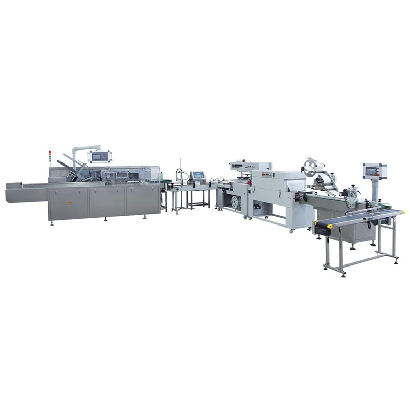 YL-60 Automatic Cartoning Machine Connect To YL-560 Full Shrinking Machine